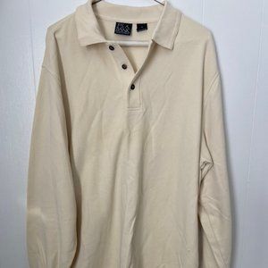 Jos A Bank Traveler's Collection XL Long Sleeve Men's Polo